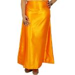 Satin soie indienne Petticoat Bollywood Doublure Solid Inskirt Pour Sari