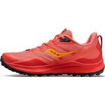 Chaussures de running Saucony rouges en fil filet Pointure 38 look fashion pour femme 