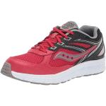 Saucony Cohesion 14 LACE to Toe Running Shoe, RED/Black, 11.5 Wide US Unisex Big_Kid