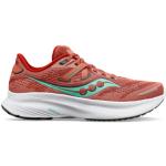 Chaussures de running Saucony Guide rouges pour femme en promo 