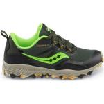 Chaussures de running Saucony vertes en fil filet étanches à lacets Pointure 37 pour homme en promo 