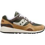 Saucony - Sneakers en cuir - Shadow 6000 Green Brown pour Homme - Taille 42 - Marron