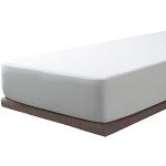 Alèses de lit Savel blanches en coton en lot de 2 80x190 cm pour enfant 