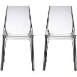 SCAB DESIGN - Chaise Lot de 2 chaises Vanity transparentes