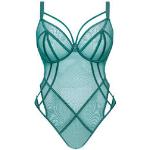 Body strings Scantilly vert émeraude en coton plus size look sexy pour femme 
