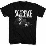 Scarface Shooter T Shirt Mob Mafia Al Pacino Montana Tee Black