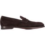 Chaussures casual Scarosso marron en velours à bouts en amande Pointure 41 classiques pour homme 