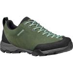 Chaussures de randonnée Scarpa Mojito vertes en velours résistantes à l'eau Pointure 38 look fashion pour femme 