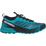 Chaussures de running Scarpa bleues en fil filet respirantes à élastiques Pointure 43 look fashion pour femme 