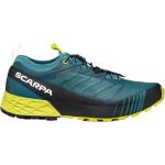 Chaussures de running Scarpa vertes en fil filet en gore tex respirantes à élastiques Pointure 43 look fashion pour homme 