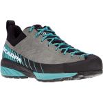 Chaussures de randonnée Scarpa bleues en daim en gore tex étanches Pointure 39,5 look fashion pour femme 