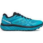 Chaussures de running Scarpa bleues en fil filet avec un talon entre 3 et 5cm pour homme en promo 