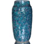 Vases turquoise en céramique de 22 cm milieu du siècle 