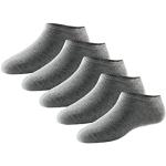 Schiesser Damen 5 Pack Sneaker Socken Füßlinge Sportsocken-Stay Fresh Chaussettes, Grau, 39/42 Femme