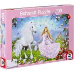 Puzzles princesse Schmidt à motif licornes 100 pièces de 5 à 7 ans en promo 