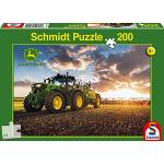 Puzzles Schmidt à motif tracteurs 200 pièces de la ferme 
