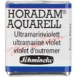 Schmincke - HORADAM® AQUARELL - aquarelle d'artiste très fine, 495 violet outremer, 14 495 044, 1/2 godet