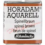 Schmincke - HORADAM® AQUARELL - aquarelle fine pour artistes, 650 brun spinelle, 14 650 044, 1/2 godet
