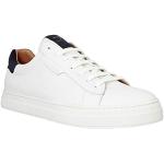 Chaussures de sport Schmoove blanches en cuir Pointure 41 look fashion pour homme 