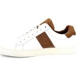 Chaussures casual Schmoove blanches en cuir look casual pour homme 