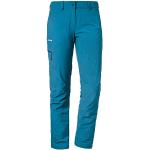 Pantalons de randonnée Schöffel Ascona bleus en nylon stretch Taille XXS look fashion pour femme 