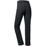 Pantalons de randonnée Schöffel Engadin noirs en nylon Taille XS pour femme 