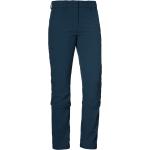 Pantalons de randonnée Schöffel Engadin bleus en polyamide Taille M look fashion pour femme 