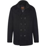 Manteaux en laine Schott NYC noirs en laine Taille XXL look fashion pour homme 