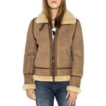 Schott nyc LCW1255A Leather Jacket, Camel, X-Large Womens