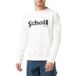 Sweats Schott NYC blancs en coton lavable en machine à manches longues Taille XXL look fashion pour homme 