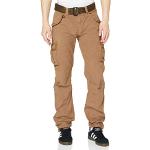 Pantalons Schott NYC marron en coton look fashion pour homme 