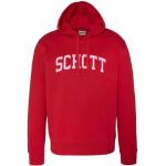 Sweats Schott NYC rouges à capuche à manches longues Taille XXL look fashion pour homme 