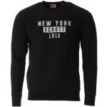 Sweats à col rond Schott NYC noirs à manches longues à col rond Taille XXL look fashion pour homme 