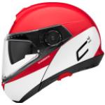 Casques modulables Schuberth rouges 