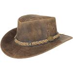 Chapeaux de cowboy Scippis marron 59 cm Taille L look fashion pour homme 