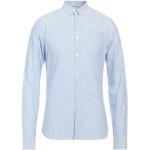 Chemises Scotch & Soda bleu ciel en coton imprimées éco-responsable à manches longues col button down Taille S pour homme 
