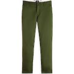 Pantalons chino Scotch & Soda verts stretch W31 look fashion pour homme 