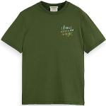 T-shirts Scotch & Soda verts à manches courtes à manches courtes à col rond Taille M look fashion pour homme 