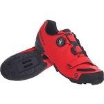 Chaussures de vélo Scott rouges Pointure 42 look fashion pour homme 