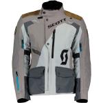 Vestes de moto  Scott gris clair en fil filet imperméables coupe-vents respirantes Taille XS pour femme 
