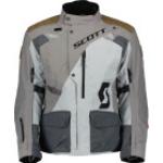 Vestes de moto  Scott gris clair en fil filet imperméables coupe-vents respirantes Taille XL 