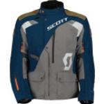 Vestes de moto  Scott bleus foncé en fil filet imperméables coupe-vents respirantes Taille XXL 