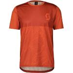 Maillots de cyclisme Scott orange Taille XL look fashion pour homme 