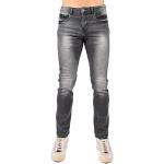 Jeans slim Scott gris stretch Taille XL look fashion pour homme 