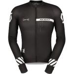 Maillots de cyclisme Scott noirs en polyester Taille L pour homme 