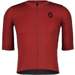 Maillots de cyclisme Scott rouges Taille XL pour homme 