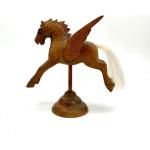 Figurines d'animaux en bois à motif chevaux de chevaux 