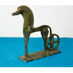Sculpture De Cheval Étrusque Style Frederick Weinberg, Figurine Grecque Antique Moderne Du Milieu Siècle, Décor Vintage Des Années 1960