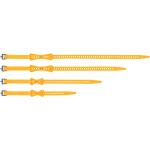 Sea to Summit - Stretch-Loc Set 4-Pack - Sangle - All Sizes (20 mm) - yellow
