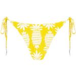 Bas de maillot de bain Seafolly jaunes tropicaux à motif ananas Taille S pour femme en promo 